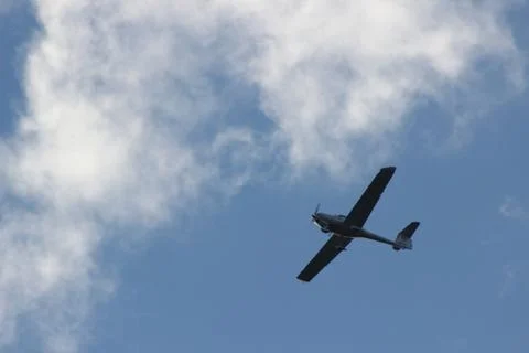 Airplane in the sky Stock Photos