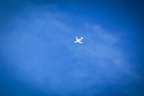 Airplane in the sky Stock Photos