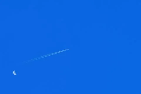 Airplane in Sky Stock Photos