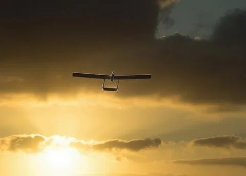Airplane in the sky Stock Photos