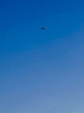 Airplane in the Sky Stock Photos
