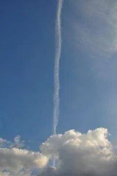 Airplane smoke Stock Photos