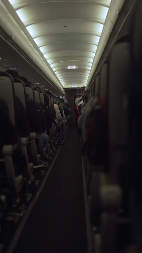 Airplane stalls Video stock 244054690