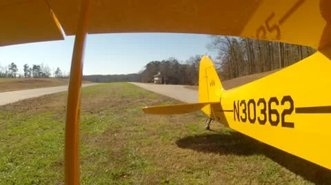 Airplane Still Stock Footage 22059255