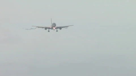 Airplane streamers Stock Footage 450715