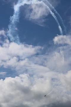 Airplane Stunt Stock Photos