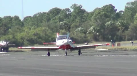 Airplane  in summer haze 動画素材 12534862