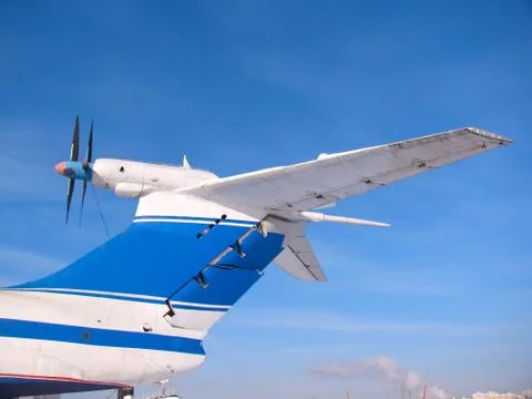 Airplane tail Stock Photos