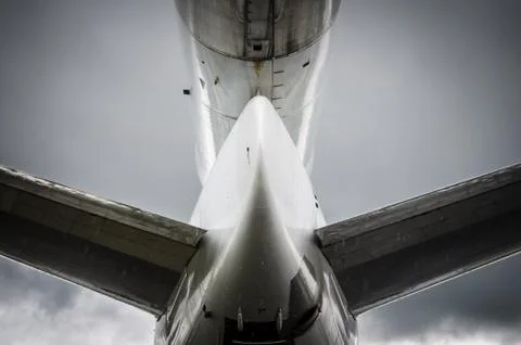 Airplane tail Stock Photos