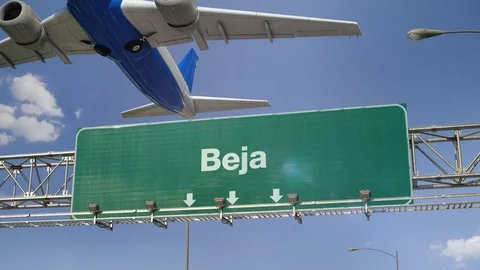 Airplane Take off Beja Stock Footage 99804982