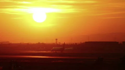 Airplane take off Stock Footage 865715