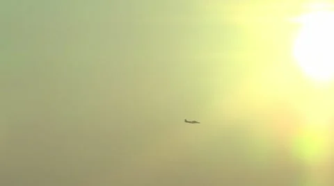 Airplane take off Stock Footage 12255383