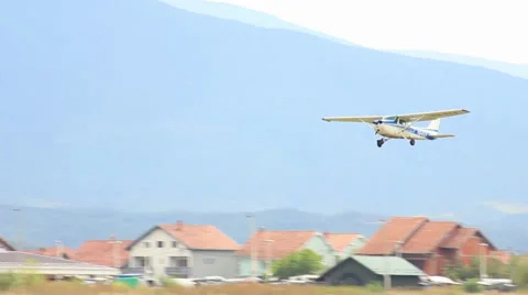 Airplane take off Stock Footage 30368449