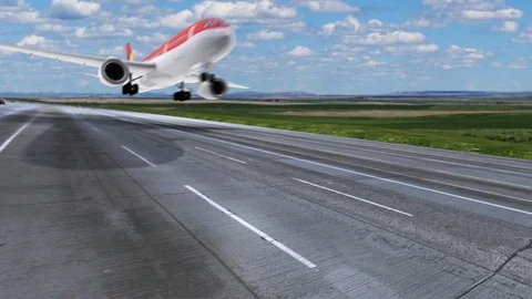 Airplane take off Video stock 83717078