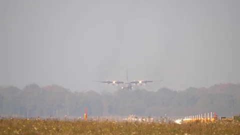 Airplane take off Stock Footage 84418275