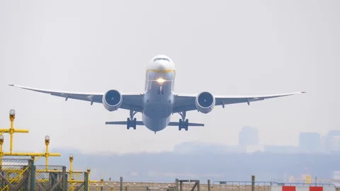 Airplane take off Stock Footage 86828787