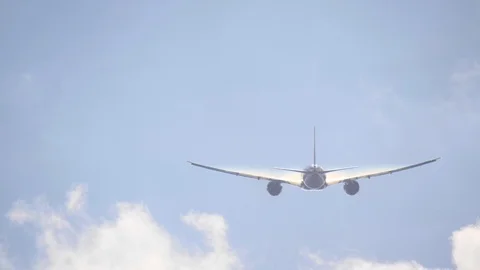 Airplane take off  Stock Footage 87655083