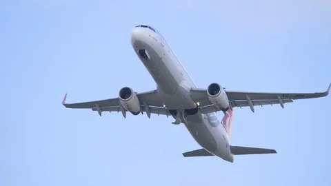 Airplane take off Stock Footage 88737988