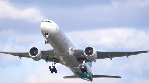 Airplane take off Stock Footage 88739526