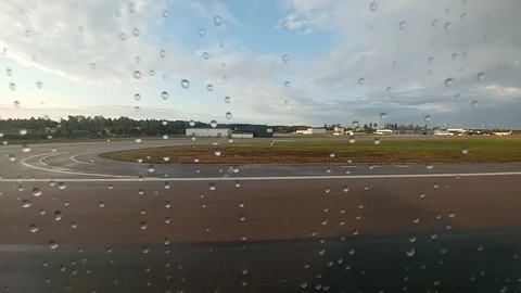 Airplane Take Off Stock Footage 105747218