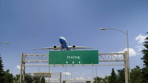 Airplane Take off Irving Stock Footage 102634340