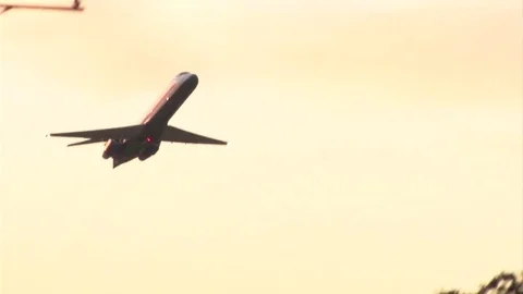 Airplane Takeoff Stock Footage 78938676