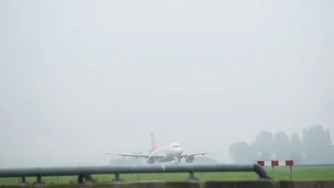 Airplane takeoff Stock Footage 84790098