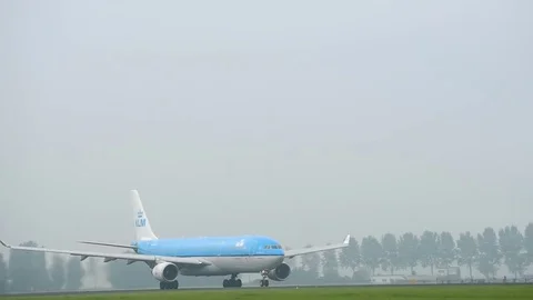 Airplane takeoff Stock Footage 84790122