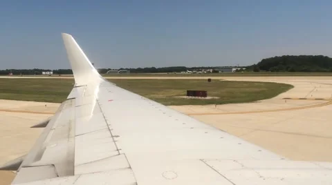 Airplane Takeoff Time-lapse Stock-Footage 49107873