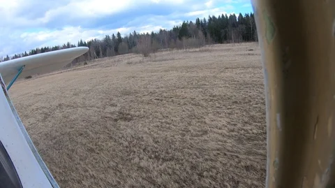 AIrplane takes off Video stock 126425436