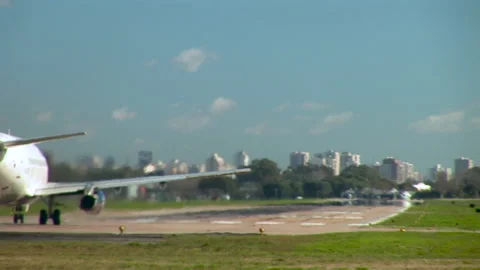 Airplane taking off 03 Video stock 133615058