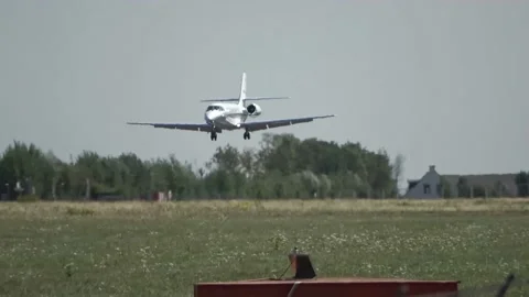 Airplane taking off 3 Stock Footage 225925134