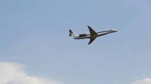 Airplane taking off from the airport. Stock Footage 113280993