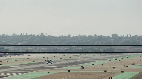 Airplane Taking off Stock Footage 483279