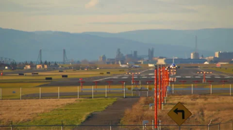 Airplane Taking Off Stock Footage 31821317