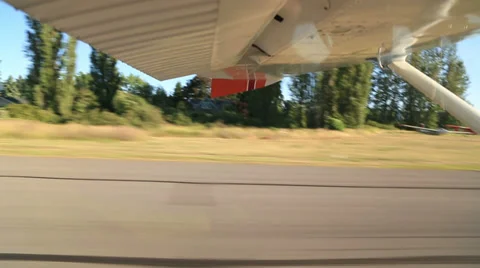 Airplane Taking Off Stock Footage 31821625