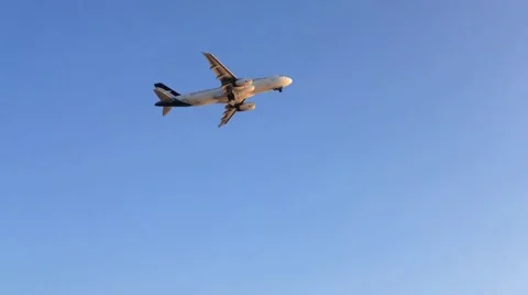 Airplane taking off Stock Footage 52801529