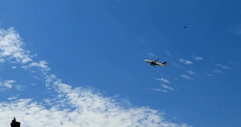 Airplane Taking Off Stock Footage 98669202
