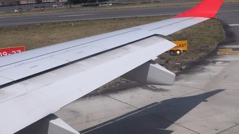 Airplane taking off Stock Footage 114817832