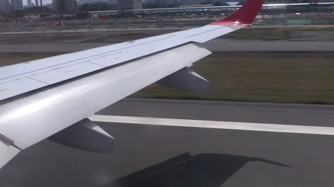 Airplane taking off Stock Footage 114818004