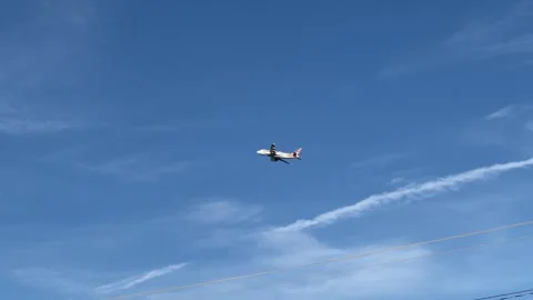 Airplane taking off Stock Footage 240414420