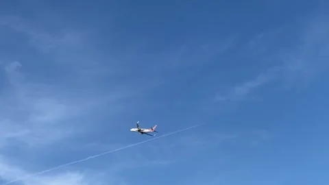 Airplane taking off Stock Footage 240414432