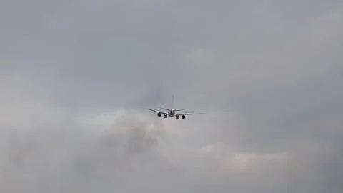 Airplane Taking Off Stock Footage 254695826