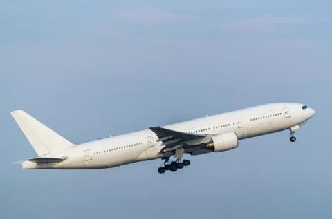 Airplane taking off Stock Photos