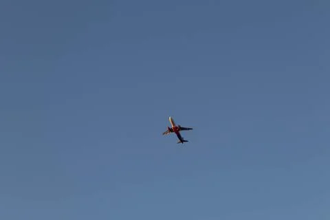 Airplane taking off Stock Photos