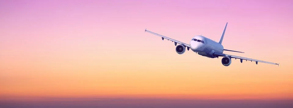 Airplane taking off Stock Photos