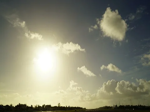 Airplane taking off timelaspe Stock Footage 74999554