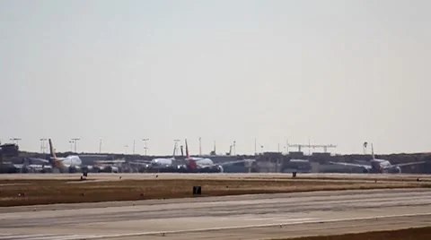 Airplane Takingoff 動画素材 7136461