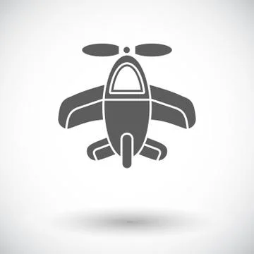 Airplane toy icon Stock Illustration