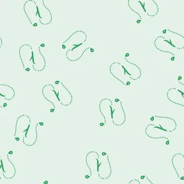 Airplane track map location glyph seamless pattern イラスト素材